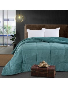 Beauty Home Κουβερτοπάπλωμα υπέρδιπλο Art 11560 220x240 Πετρόλ