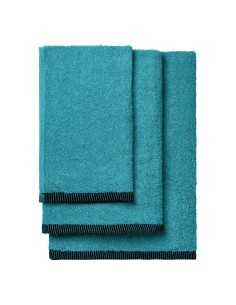 Beauty Home Σετ πετσέτες Art 3456 Σετ 3τμχ Πετρόλ