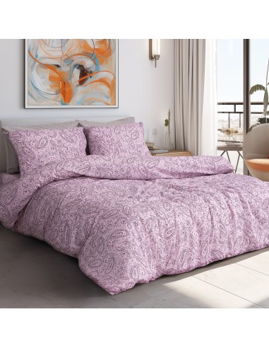 Beauty Home Σετ σεντόνια μονά με λάστιχο Aelia Art 12257 100x200+30 Λιλά