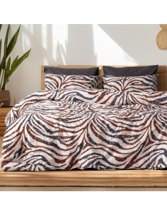 Beauty Home Σετ κουβερλί μονό Rea Αrt 12259 160x240 Ανθρακί