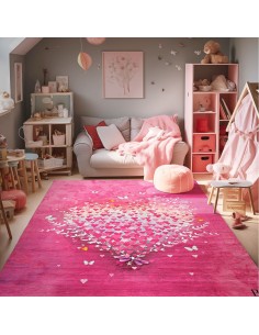 Beauty Home Χαλί παιδικό Fun Art 9589 135x180 Φουξ 2