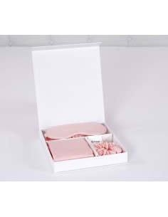 Beauty Home Σετ ομορφιάς ύπνου 3τμχ Art 7007 100% Tencel - Ροζ 2