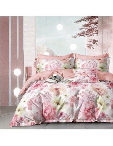 Beauty Home Σετ παπλωματοθήκη υπέρδιπλη Art 12283 Ayra 230x250 Ροζ