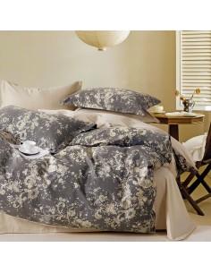 Beauty Home Σετ κουβερλί υπέρδιπλο Art 12284 Avgi 220x240 Ανθρακί