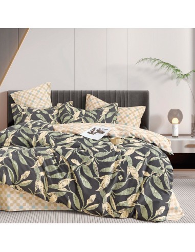 Beauty Home Σετ παπλωματοθήκη υπέρδιπλη Art 12287 Antonella 230x250 Ανθρακί