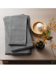 Beauty Home Σετ πετσέτες Art 3451 Σετ 3τμχ Γκρι
