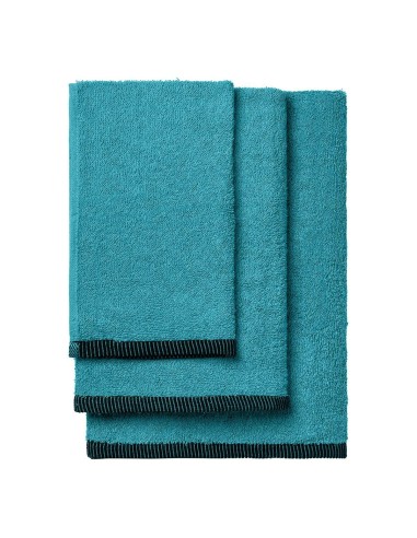 Beauty Home Σετ πετσέτες Art 3456 Σετ 3τμχ Πετρόλ