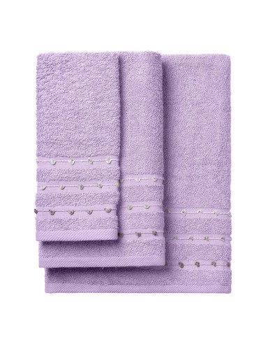 Beauty Home Σετ πετσέτες Art 3461 Σετ 3τμχ Λιλά