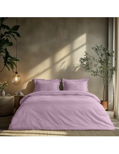 Beauty Home Σετ σεντόνια υπέρδιπλα με λάστιχο Art 1700 Harmony 170x200+30 Λιλά