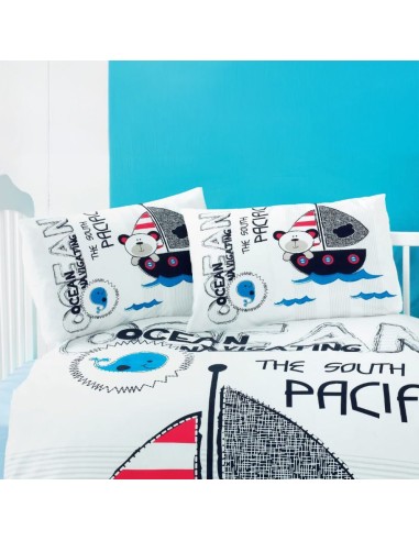 Beauty Home Ζεύγος μαξιλαροθήκες βρεφικές Art 5606 35x45 Μπλε