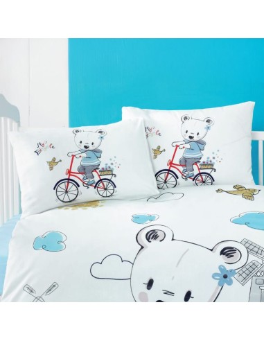 Beauty Home Ζεύγος μαξιλαροθήκες βρεφικές Art 5620 35x45 Μπλε