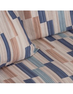 Beauty Home Σετ παπλωματοθήκη φανελένια υπέρδιπλη Candy Art 12633 230x250 Μπεζ 2