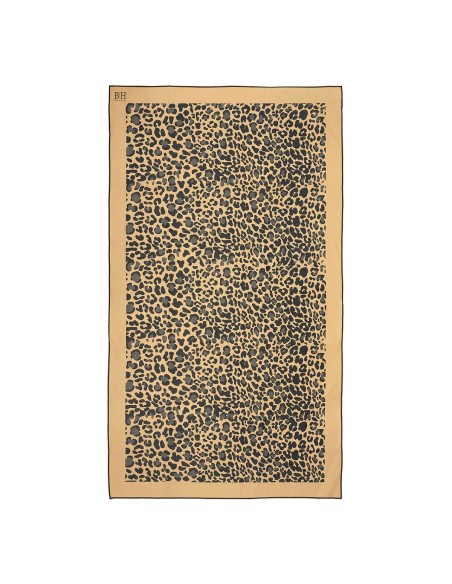 Beauty Home Πετσέτα θαλάσσης διπλής όψης Microfiber Art 2250 90x160 Μπεζ