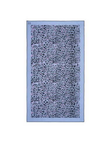 Beauty Home Πετσέτα θαλάσσης διπλής όψης Microfiber Art 2255 90x160 Λιλά