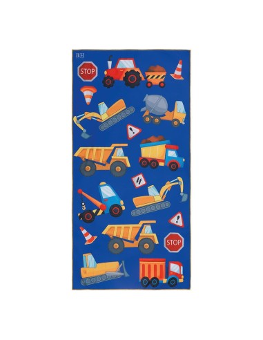 Beauty Home Πετσέτα θαλάσσης διπλής όψης παιδική Microfiber Αrt 2261 Μπλε