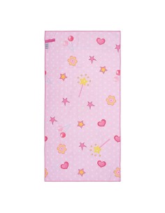 Beauty Home Πετσέτα θαλάσσης διπλής όψης παιδική Microfiber Αrt 2265 Ροζ 2