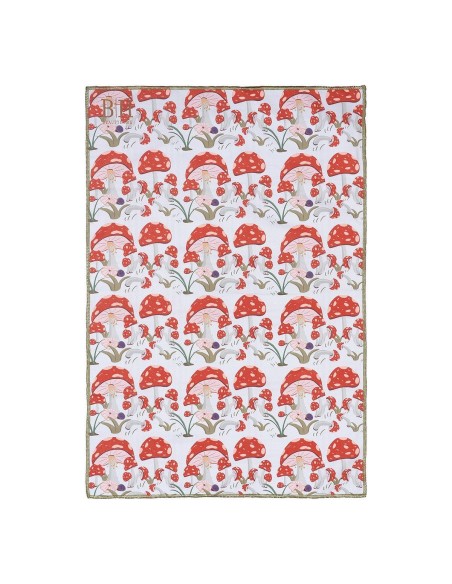 Beauty Home Πετσέτα κουζίνας διπλής όψης Microfiber Art 8653 40x60 Κόκκινο