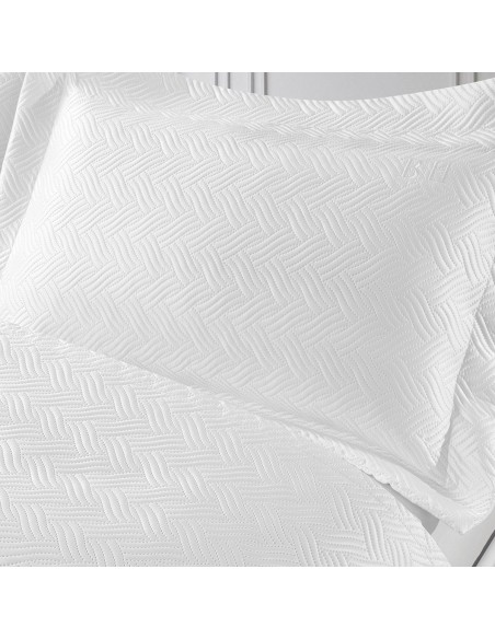 Beauty Home Σετ κουβερλί υπέρδιπλο Aeva Art 12323 230x250 Λευκό