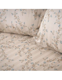 Beauty Home Σετ σεντόνια υπέρδιπλα Art 12215 Nova 100% Βαμβακοσατέν 300tc 240x270 Άμμου 2