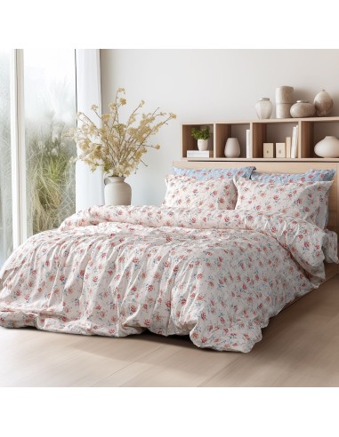 Beauty Home Σετ παπλωματοθήκη υπέρδιπλη Art 12218 Chloe 100% Βαμβακοσατέν 300tc 230x250 Μπεζ