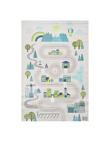 Beauty Home Χαλί παιδικό Fun Art 9560 120x180 Γκρι