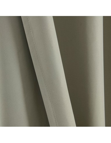 Beauty Home Κουρτίνα Full Blackout σκίασης με 8 κρίκους Soft Art 8391 Dark Beige-3 140x270 Σκούρο Μπεζ