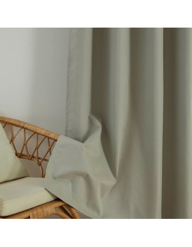 Beauty Home Κουρτίνα Full Blackout σκίασης με 8 κρίκους Soft Art 8391 Dark Beige-3 140x270 Σκούρο Μπεζ