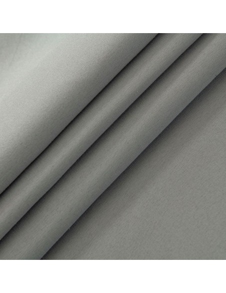 Beauty Home Κουρτίνα Full Blackout σκίασης με 8 κρίκους Soft Art 8391 Grey-11 140x270 Γκρι