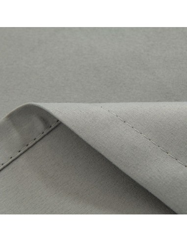 Beauty Home Κουρτίνα Full Blackout σκίασης με 8 κρίκους Soft Art 8391 Grey-11 140x270 Γκρι