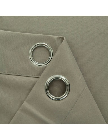 Beauty Home Κουρτίνα Full Blackout σκίασης με 8 κρίκους Soft Art 8391 Light Beige-C3 140x270 Μπεζ