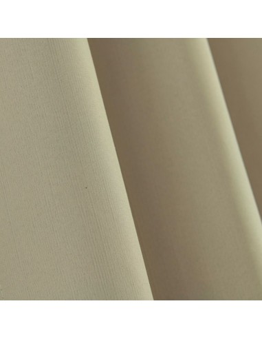 Beauty Home Κουρτίνα Full Blackout σκίασης με 8 κρίκους Soft Art 8391 Beige 140x270 Άμμου