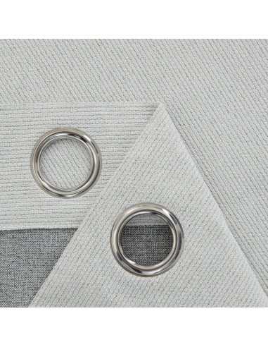 Beauty Home Κουρτίνα Full Blackout σκίασης με 8 κρίκους Elite Art 8392 Ice-No1 140x270 Πάγου