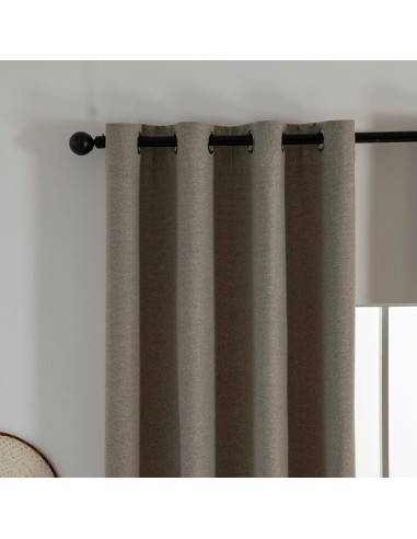 Beauty Home Κουρτίνα Full Blackout σκίασης με 8 κρίκους Elite Art 8392 Beige-Νο5 140x270 Μπεζ