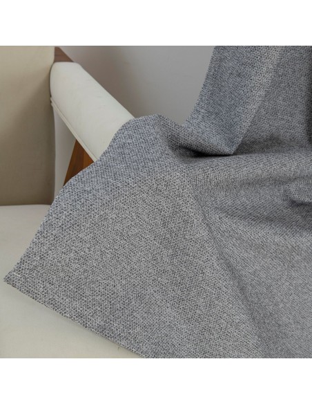 Beauty Home Κουρτίνα Full Blackout σκίασης με 8 κρίκους Elite Art 8392 Grey-Νο7 140x270 Σκούρο Γκρι