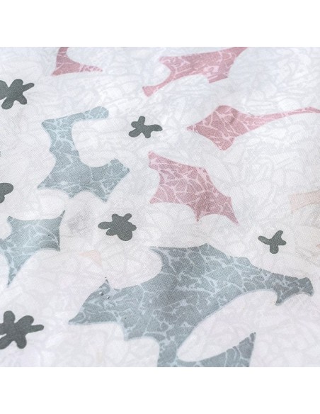 Beauty Home Σετ παπλωματοθήκη μονή Ninet Art 12252 165x245 Γκρι,Ροζ