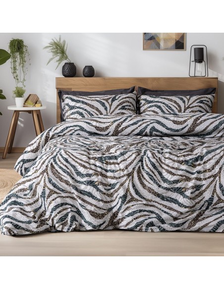 Beauty Home Σετ σεντόνια μονά με λάστιχο Eris Art 12258 100x200+30 Πράσινο