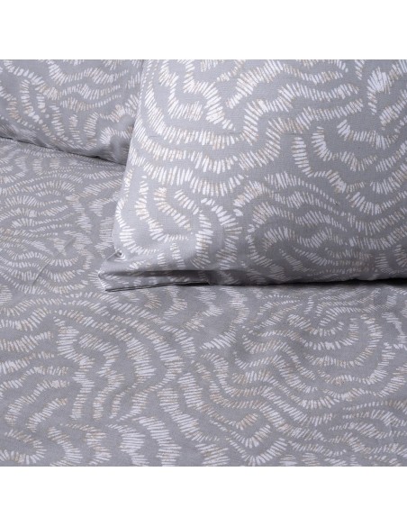 Beauty Home Σετ παπλωματοθήκη μονή Evie Art 12261 165x245 Γκρι