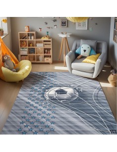 Beauty Home Χαλί παιδικό Fun Art 9590 135x180 Γκρι 2