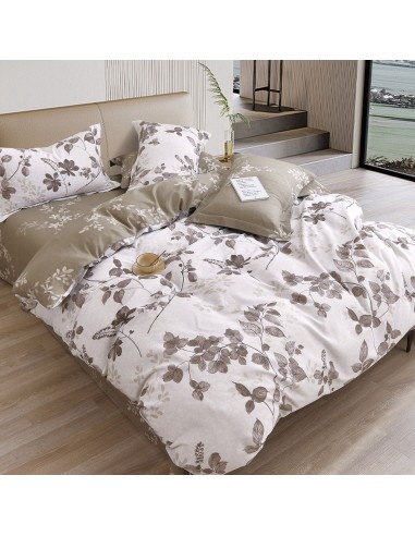 Beauty Home Σετ κουβερλί υπέρδιπλο Art 12275 Alcestis 220x240 Μόκα