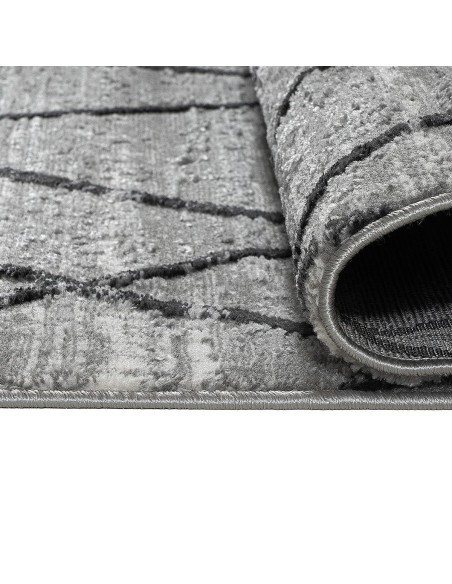 Beauty Home Χαλί Serena Art 9840 200x290 Γκρι