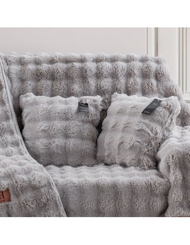 Beauty Home Γούνινη Μαξιλαροθήκη διακοσμητική Art 8721 40x40 Γκρι
