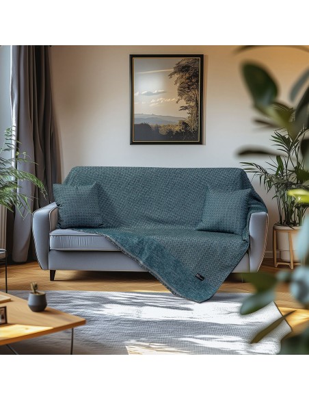 Beauty Home Μαξιλαροθήκη διακοσμητική Art 8638 45x45 Πετρόλ