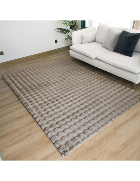 Beauty Home Σετ Κρεβ/ρας 3τμχ Bubble Art 9663 Μόκα