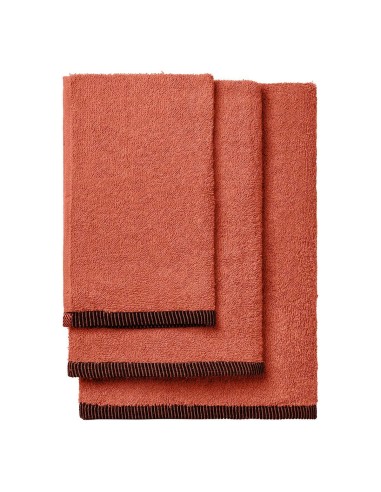 Beauty Home Σετ πετσέτες Art 3452 Σετ 3τμχ Κεραμιδί