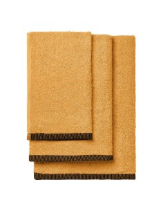 Beauty Home Σετ πετσέτες Art 3453 Σετ 3τμχ Ώχρα