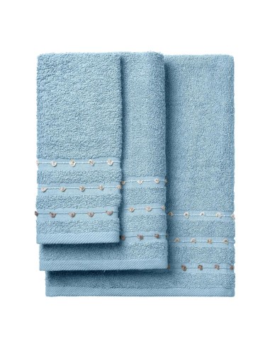 Beauty Home Σετ πετσέτες Art 3464 Σετ 3τμχ Σιέλ