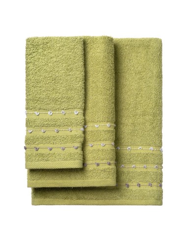 Beauty Home Σετ πετσέτες Art 3466 Σετ 3τμχ Πράσινο