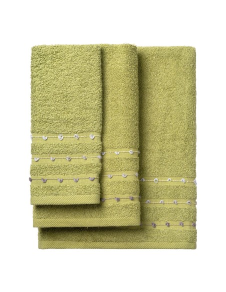 Beauty Home Σετ πετσέτες Art 3466 Σετ 3τμχ Πράσινο