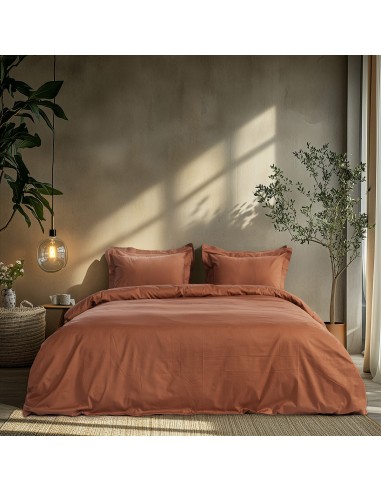 Beauty Home Σετ παπλωματοθήκη υπέρδιπλη Art 1700 Harmony 230x250 Μόκα