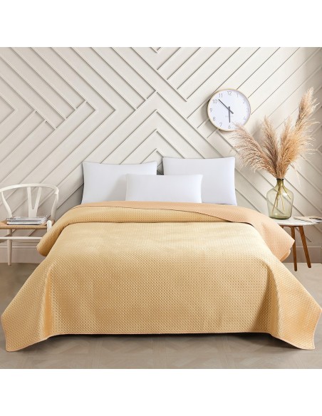 ΚΟΥΒΕΡΛΙ ΜΟΝΟ OMNIA BEIGE (160Χ240)